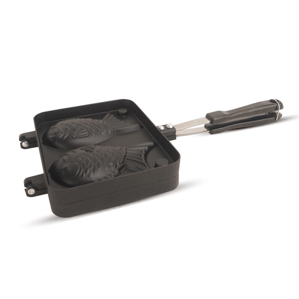 non stick taiyaki with 2 molds