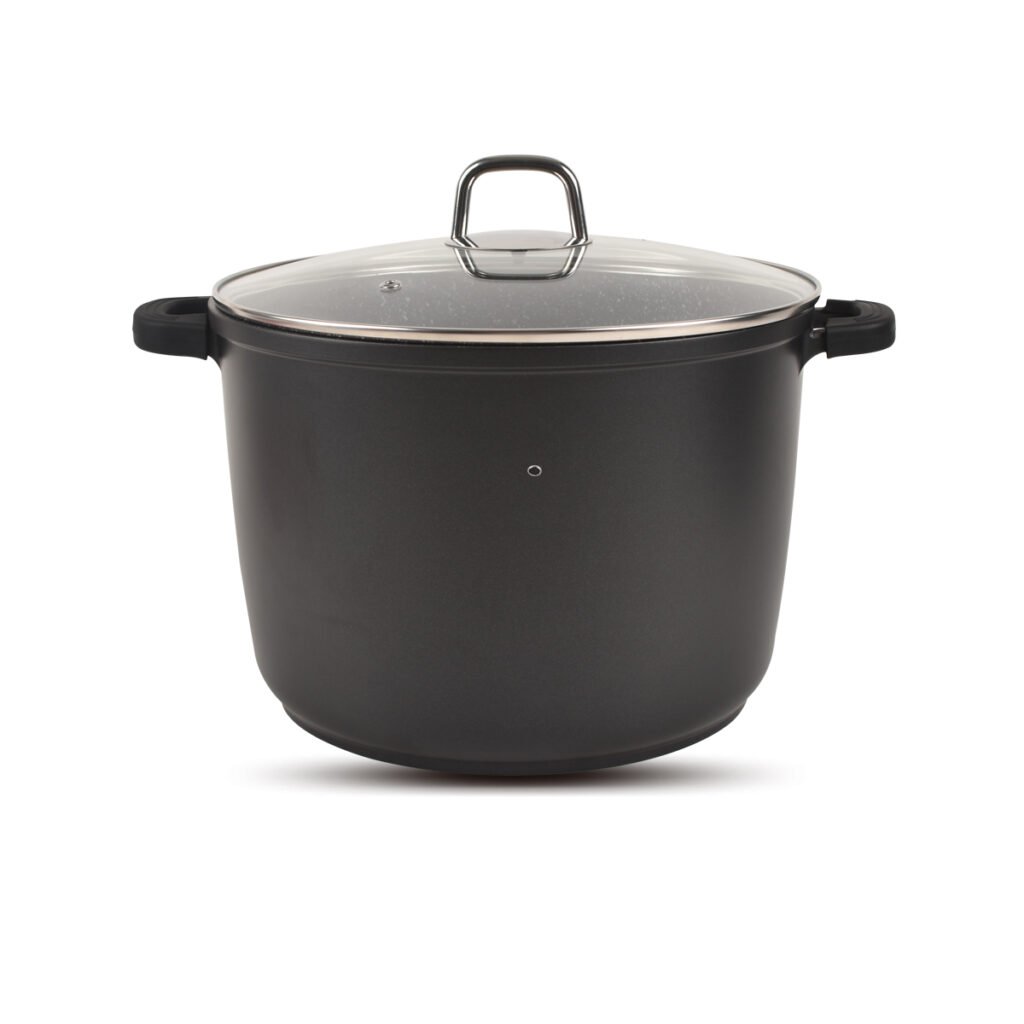 10.6 Qt cast aluminum high stock pot